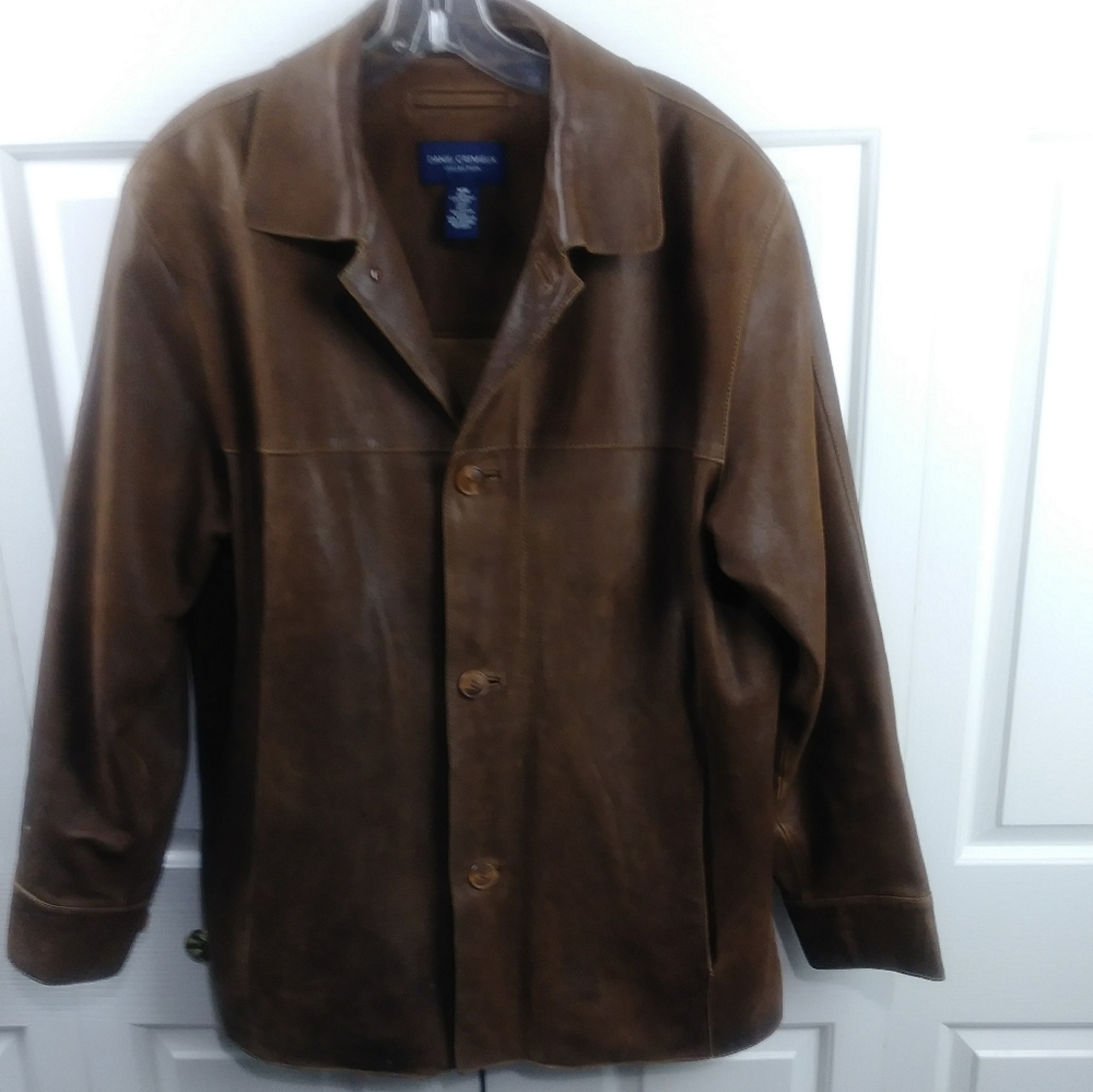 MEN'S Daniel Cremieux Genuine Goat Leather Jacket